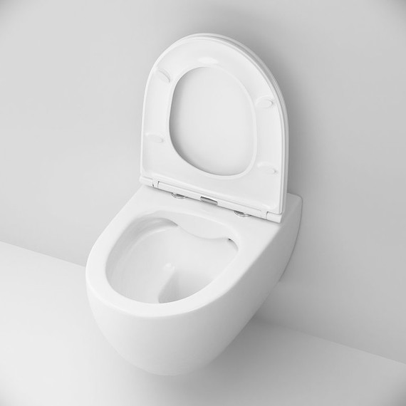 Унитаз подвесной безободковый Am.Pm Awe C111700SC с крышкой микролифт - фото, картинка 5 Унитаз подвесной безободковый Am.Pm Awe C111700SC с крышкой микролифт - фото 5