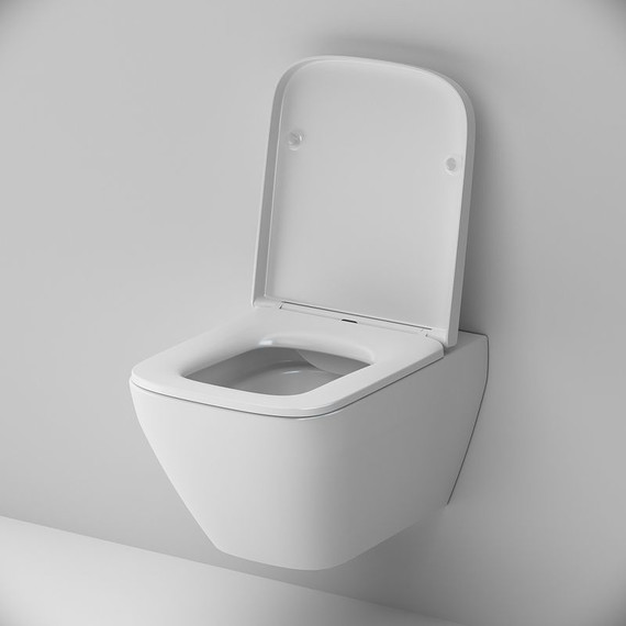 Унитаз подвесной безободковый Am.Pm Spirit V2.0 Square FlashClean C701701SC с крышкой микролифт - фото 4