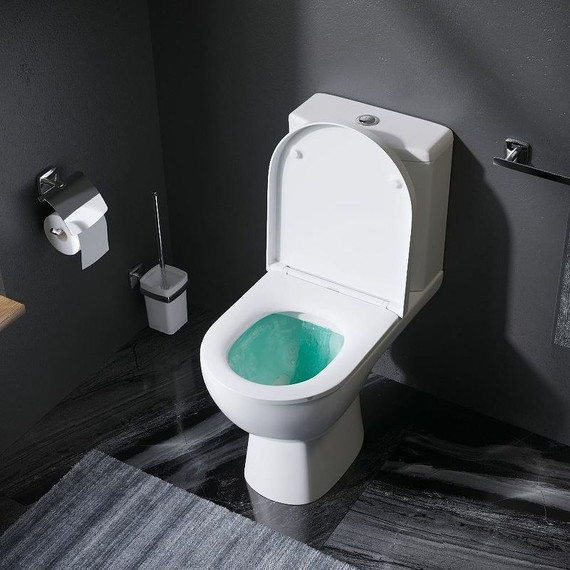 Унитаз-компакт безободковый Am.Pm Sunny FlashClean C85C8600SC с крышкой микролифт - фото 11