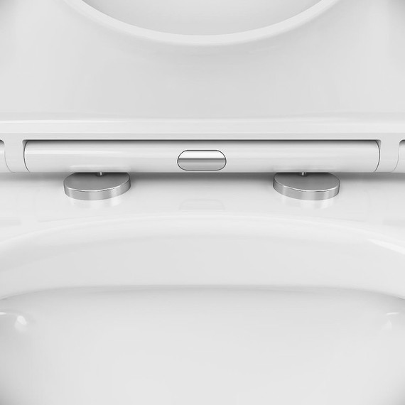 Унитаз-компакт безободковый Am.Pm Sunny FlashClean C85C8600SC с крышкой микролифт - фото 9