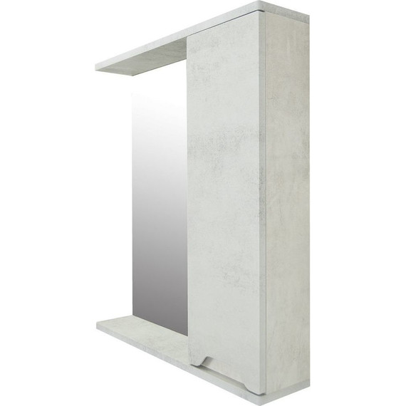 Зеркало-шкаф Loranto Florena 60 см CS00086984 R, светлый бетон - фото 3