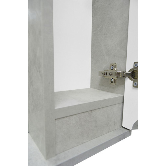 Зеркало-шкаф Loranto Florena 70 см CS00086985 R, светлый бетон - фото 6