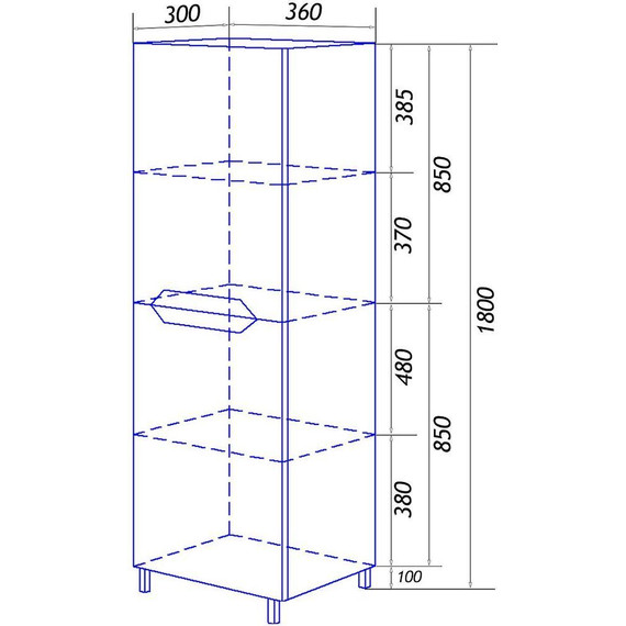 Пенал напольный Loranto Santorini 36 см CS00087006 R, светлый бетон - фото 7