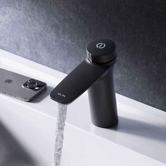 Смеситель для раковины AM.PM Inspire 2.0 F50A02522, чёрный, Цвет производителя: чёрный - фото 2
