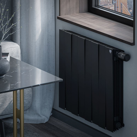 Радиатор Royal Thermo PianoForte 500 Noir Sable VDR80 640х590 мм (8 секций) - фото 4