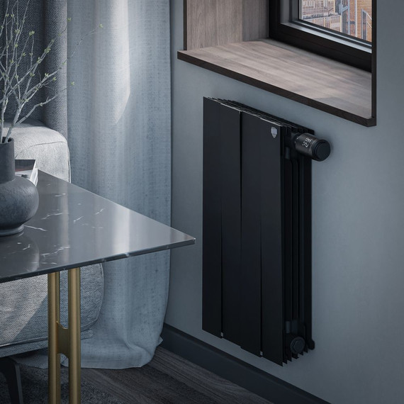 Радиатор Royal Thermo PianoForte 500 Noir Sable VDR80 320х590 мм (4 секции) - фото 4