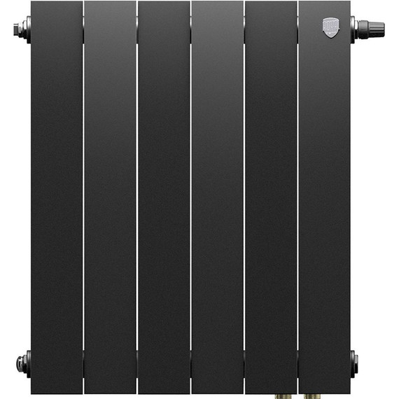Радиатор Royal Thermo PianoForte 500 Noir Sable VDR80 480х590 мм (6 секций) - фото 2