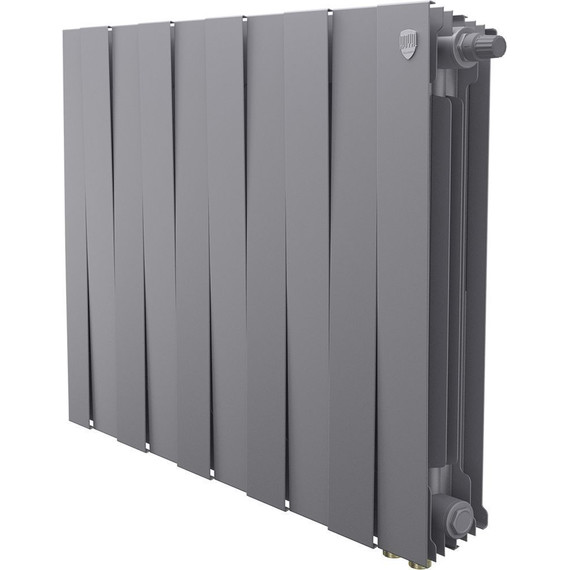 Радиатор Royal Thermo PianoForte 500 Silver Satin VDR80 800х590 мм (10 секций) - фото 