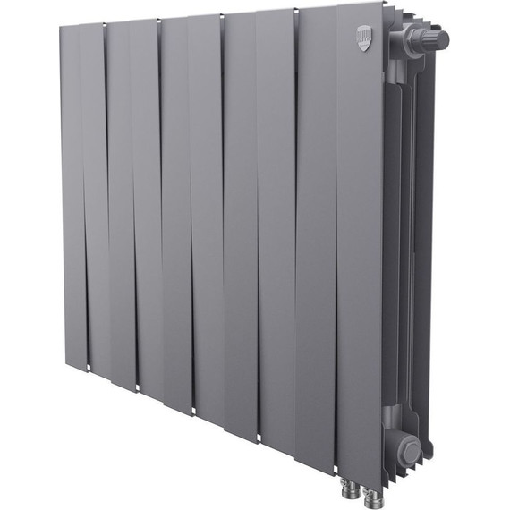 Радиатор Royal Thermo PianoForte 500 Silver Satin VDR80 960х590 мм (12 секций) - фото 