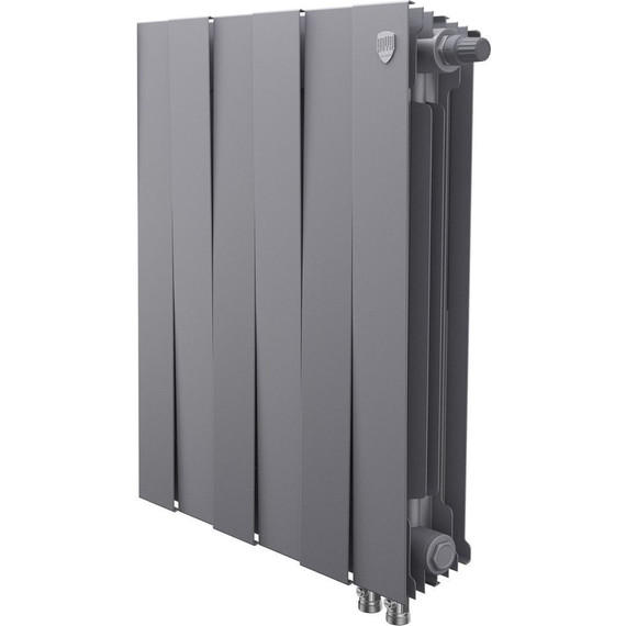 Радиатор Royal Thermo PianoForte 500 Silver Satin VDR80 480х590 мм (6 секций) - фото 