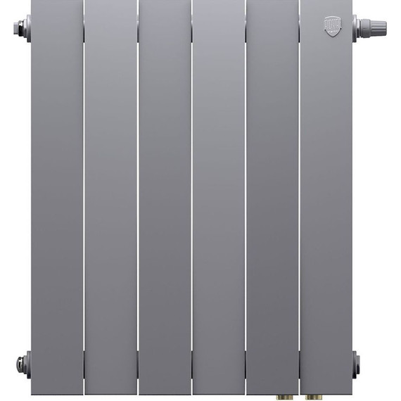 Радиатор Royal Thermo PianoForte 500 Silver Satin VDR80 480х590 мм (6 секций) - фото 2