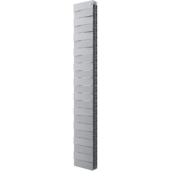 Вертикальный радиатор Royal Thermo PianoForte Tower 200 Silver Satin 280х1760 мм (22 секции) - фото 