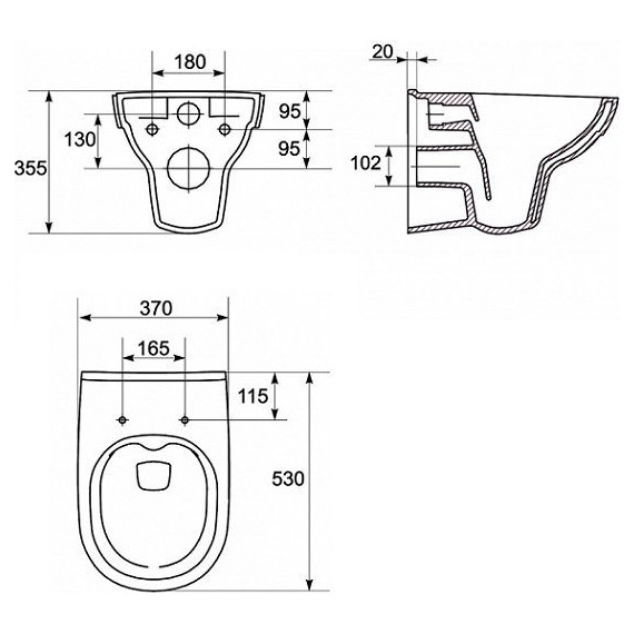 Унитаз подвесной Cersanit CITY NEW CLEAN ON с крышкой дюропласт - фото, картинка 8 Унитаз подвесной Cersanit CITY NEW CLEAN ON с крышкой дюропласт - фото 8