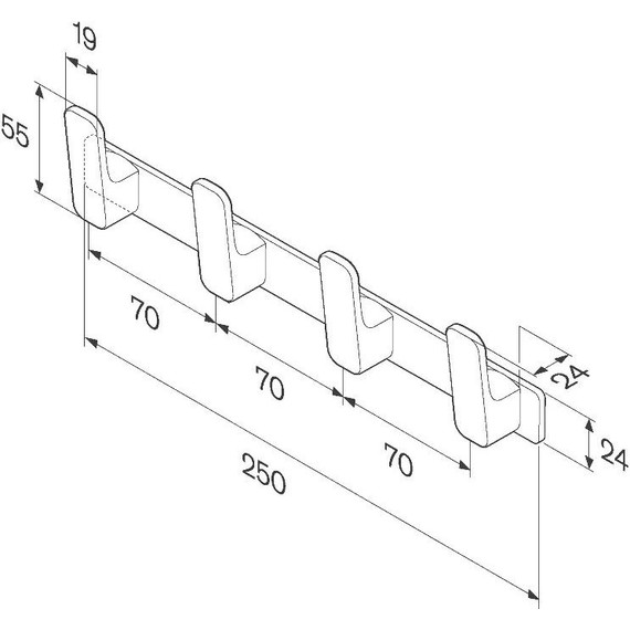 Набор крючков для полотенец AM.PM Func A8F35900 - фото 7