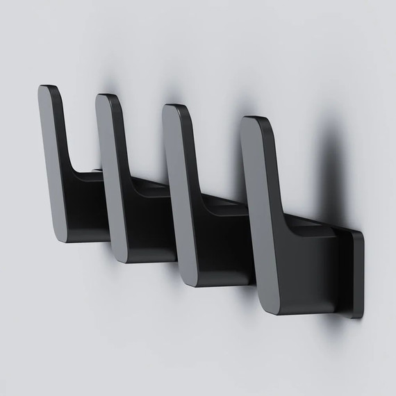 Набор крючков для полотенец AM.PM Func A8F35922, цвет чёрный - фото 5