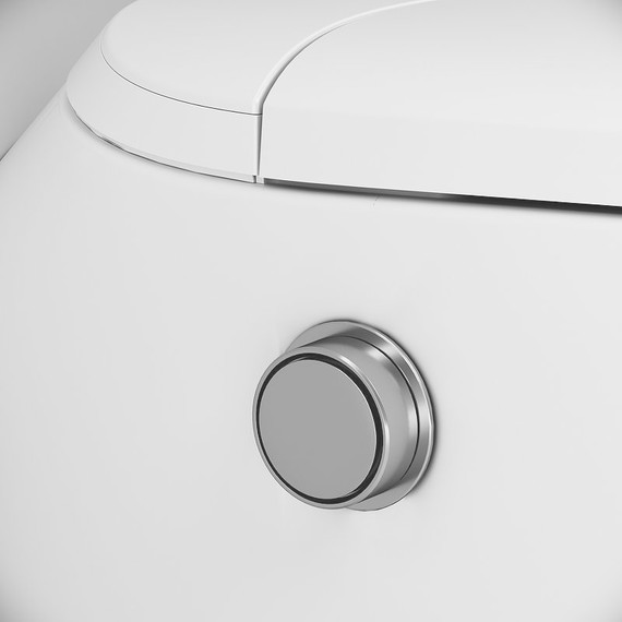 Унитаз-биде подвесной безободковый Am.Pm Sensation CCC301700SC с электронной крышкой - фото 13