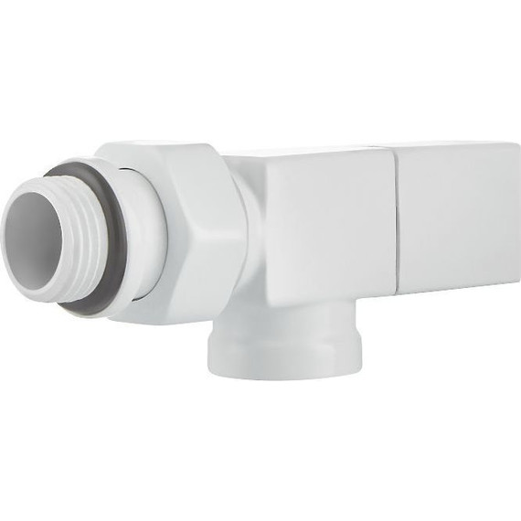 Вентиль для радиатора осевой Royal Thermo Cube 1/2" RTE 56.0003, белый - фото 6
