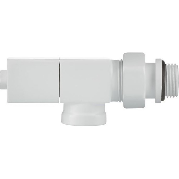 Вентиль для радиатора осевой Royal Thermo Cube 1/2" RTE 56.0003, белый - фото 9