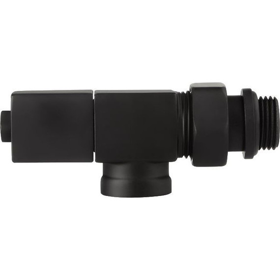 Вентиль для радиатора осевой Royal Thermo Cube 1/2" RTE 56.0004, чёрный - фото 10