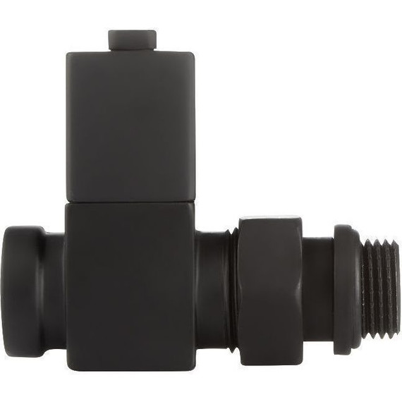Вентиль для радиатора прямой Royal Thermo Cube 1/2" RTE 56.0006, чёрный - фото 9