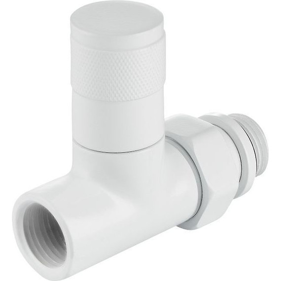 Вентиль для радиатора прямой Royal Thermo Piano 1/2" RTE 56.0010, белый - фото 5