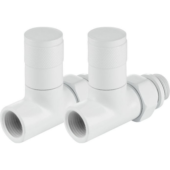 Вентиль для радиатора прямой Royal Thermo Piano 1/2" RTE 56.0010, белый - фото 6