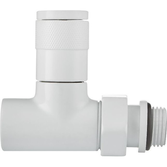 Вентиль для радиатора прямой Royal Thermo Piano 1/2" RTE 56.0010, белый - фото 9
