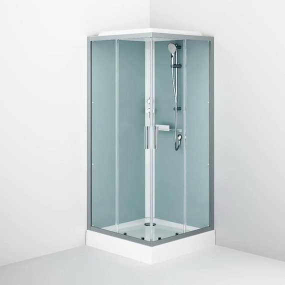 Душевое ограждение Am.Pm Gem 90х90 см W90C-403-090MT, хром/прозрачное - фото 5