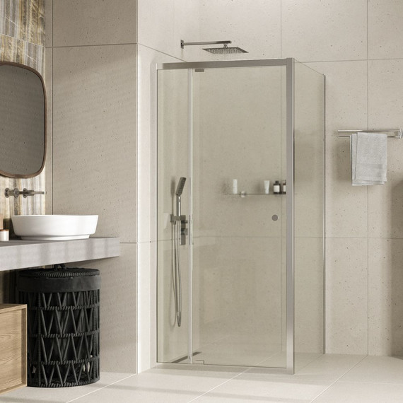 Душевое ограждение WasserKraft Aula 90x80 см 11P20, хром/прозрачное - фото 2