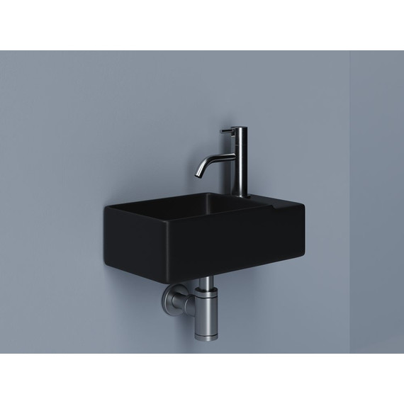 Раковина подвесная Ceramicanova Element 40 см R CN5045MB, чёрный матовый - фото 3