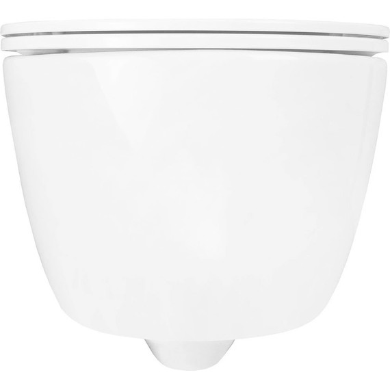 Инсталляция с подвесным унитазом комплект: Grohe Rapid SL 38772001 с подвесным безободковым унитазом Azario Ferio 87565 сиденье микролифт, крепление, кнопка смыва хром - фото 11