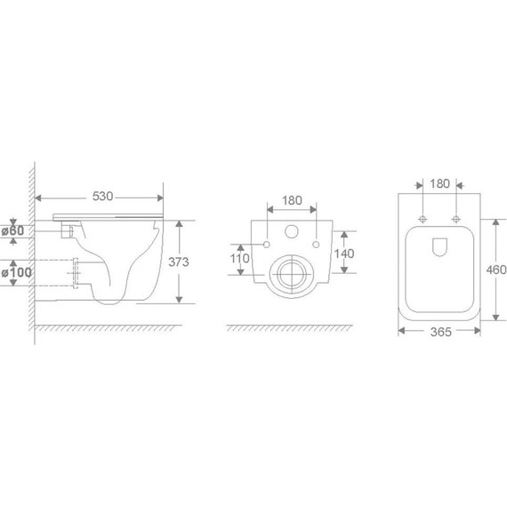 Инсталляция с подвесным унитазом комплект: Grohe Rapid SL 38772001 с подвесным безободковым унитазом Azario Flavia AZ-0076-UQ1 сиденье микролифт, крепление, кнопка смыва хром (Система смыва торнадо) - фото 18