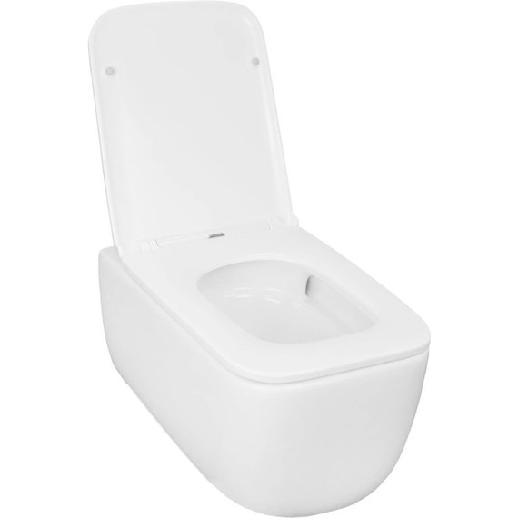 Инсталляция с подвесным унитазом комплект: Grohe Rapid SL 38772001 с подвесным безободковым унитазом Azario Flavia AZ-0076-UQ1 сиденье микролифт, крепление, кнопка смыва хром (Система смыва торнадо) - фото 6