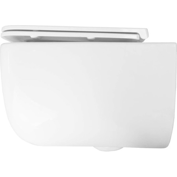 Инсталляция с подвесным унитазом комплект: Grohe Rapid SL 38772001 с подвесным безободковым унитазом Azario Flavia AZ-0076-UQ1 сиденье микролифт, крепление, кнопка смыва хром (Система смыва торнадо) - фото 8