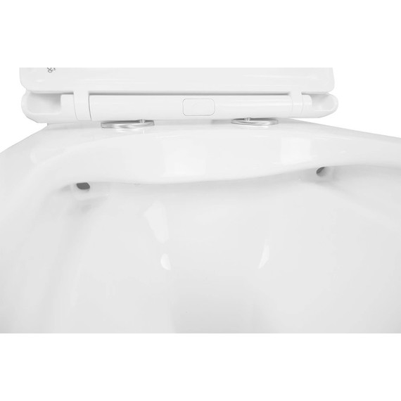 Инсталляция с подвесным унитазом комплект: Grohe Rapid SL 38772001 с подвесным безободковым унитазом Azario Moneo AZ-0062 сиденье микролифт, крепление, кнопка смыва хром - фото, картинка 8 Инсталляция с подвесным унитазом комплект: Grohe Rapid SL 38772001 с подвесным безободковым унитазом Azario Moneo AZ-0062 сиденье микролифт, крепление, кнопка смыва хром - фото 8