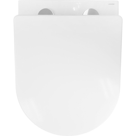 Инсталляция с подвесным унитазом комплект: Grohe Rapid SL 38772001 с подвесным безободковым унитазом Azario Teramo AZ-0053-UQ3 сиденье микролифт, крепление, кнопка смыва хром - фото 11