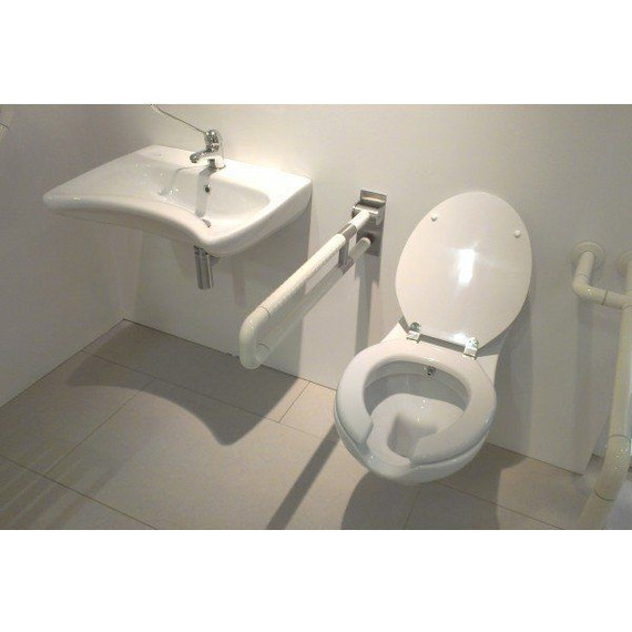 Откидной поручень для раковины и унитаза Creavit TB302 - фото 2