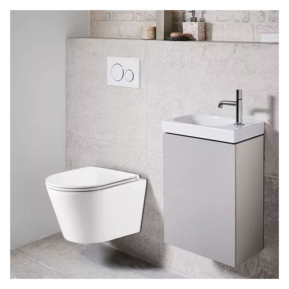 Инсталляция с подвесным унитазом комплект: Ideal Standard Prosys Frame 120 M R020467 с подвесным безободковым унитазом Azario Fonti AZ-402W сиденье микролифт, крепление - фото, картинка 5 Инсталляция с подвесным унитазом комплект: Ideal Standard Prosys Frame 120 M R020467 с подвесным безободковым унитазом Azario Fonti AZ-402W сиденье микролифт, крепление - фото 5