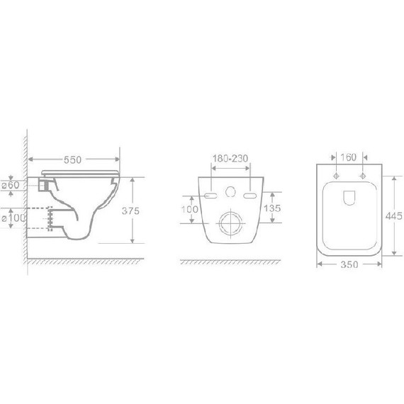 Инсталляция с подвесным унитазом комплект: Ideal Standard Prosys Eco Frame M E233267 с подвесным безободковым унитазом Azario Pavia AZ-2005 сиденье микролифт, крепление - фото, картинка 13 Инсталляция с подвесным унитазом комплект: Ideal Standard Prosys Eco Frame M E233267 с подвесным безободковым унитазом Azario Pavia AZ-2005 сиденье микролифт, крепление - фото 13
