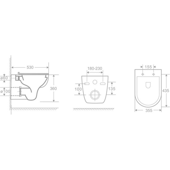 Инсталляция с подвесным унитазом комплект: Ideal Standard Prosys Eco Frame M E233267 с подвесным безободковым унитазом Azario Pavia AZ-2142 сиденье микролифт, крепление - фото, картинка 13 Инсталляция с подвесным унитазом комплект: Ideal Standard Prosys Eco Frame M E233267 с подвесным безободковым унитазом Azario Pavia AZ-2142 сиденье микролифт, крепление - фото 13
