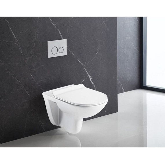 Инсталляция с подвесным унитазом комплект: Ideal Standard Prosys Eco Frame M E233267 с подвесным безободковым унитазом Azario Pavia AZ-2142 сиденье микролифт, крепление - фото, картинка 11 Инсталляция с подвесным унитазом комплект: Ideal Standard Prosys Eco Frame M E233267 с подвесным безободковым унитазом Azario Pavia AZ-2142 сиденье микролифт, крепление - фото 11