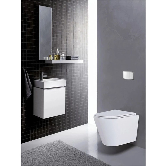 Инсталляция с подвесным унитазом комплект: Ideal Standard Prosys Frame 120 M R020467 с подвесным безободковым унитазом Azario Teramo AZ-0053-UQ сиденье микролифт, крепление (Система смыва торнадо) - фото, картинка 12 Инсталляция с подвесным унитазом комплект: Ideal Standard Prosys Frame 120 M R020467 с подвесным безободковым унитазом Azario Teramo AZ-0053-UQ сиденье микролифт, крепление (Система смыва торнадо) - фото 12