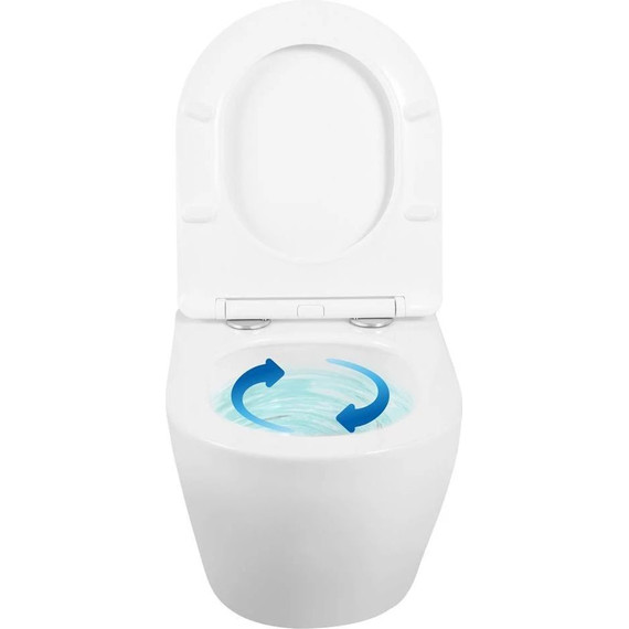 Инсталляция с подвесным унитазом комплект: Grohe Rapid SL 38772001 с подвесным безободковым унитазом Loranto Ester 87265 сиденье микролифт, крепление, кнопка смыва хром (Система смыва торнадо), Цвет производителя: белый - фото, картинка 16 Инсталляция с подвесным унитазом комплект: Grohe Rapid SL 38772001 с подвесным безободковым унитазом Loranto Ester 87265 сиденье микролифт, крепление, кнопка смыва хром (Система смыва торнадо), Цвет производителя: белый - фото 16