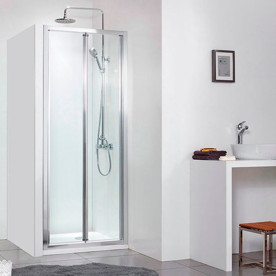 Душевая дверь Sole Vega 80 см, хром/прозрачное - фото 4