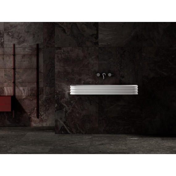 Раковина подвесная Abber Stein 80 см AS2651-0.8, белый матовый - фото 3