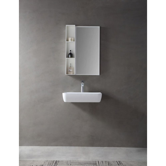 Раковина подвесная Abber Stein 60 см AS2654, белый матовый - фото 3