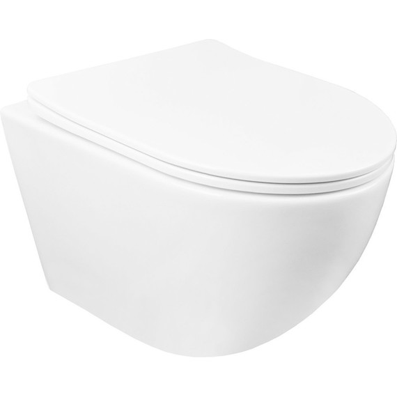 Инсталляция Berges Wasserhaus Novum L3 040213 с подвесным безободковым унитазом Azario Gloria AZ-2003 (кнопка хром глянец) - фото 2