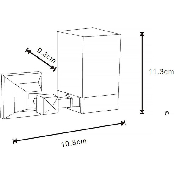 Стакан для зубных щеток Azario Altre AZ-96006 - фото 2