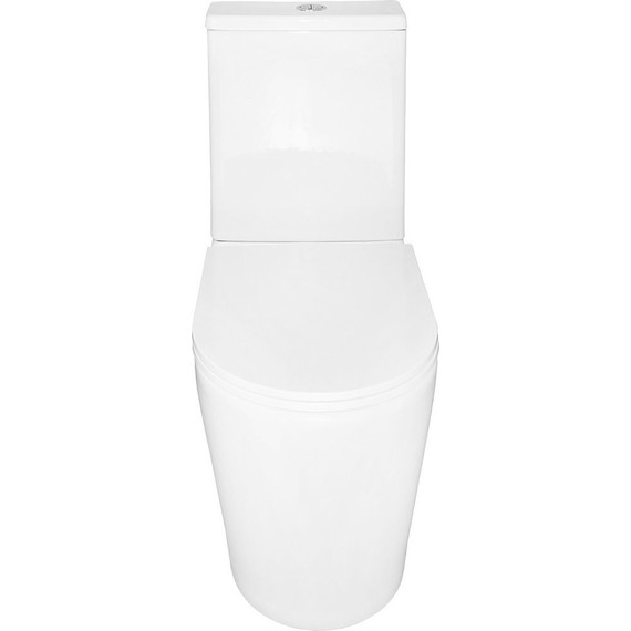 Унитаз-компакт безободковый Azario Conto AZ-T005BR с тонкой крышкой микролифт (Система смыва торнадо), Цвет производителя: белый - фото, картинка 5 Унитаз-компакт безободковый Azario Conto AZ-T005BR с тонкой крышкой микролифт (Система смыва торнадо), Цвет производителя: белый - фото 5