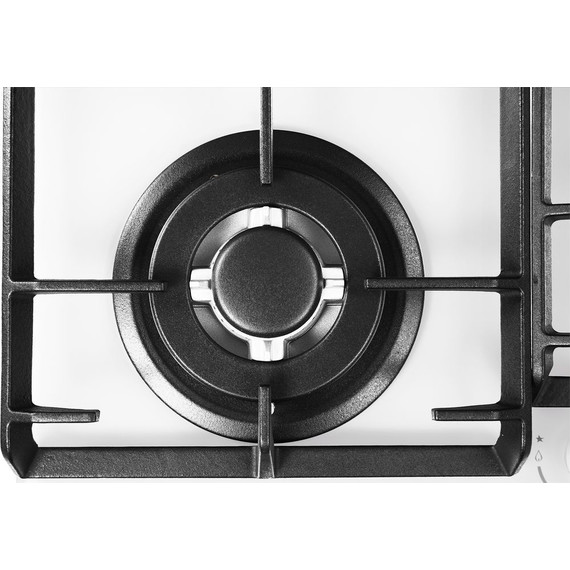 Газовая варочная поверхность NordFrost HM 6044 W (белое стекло) - фото 2
